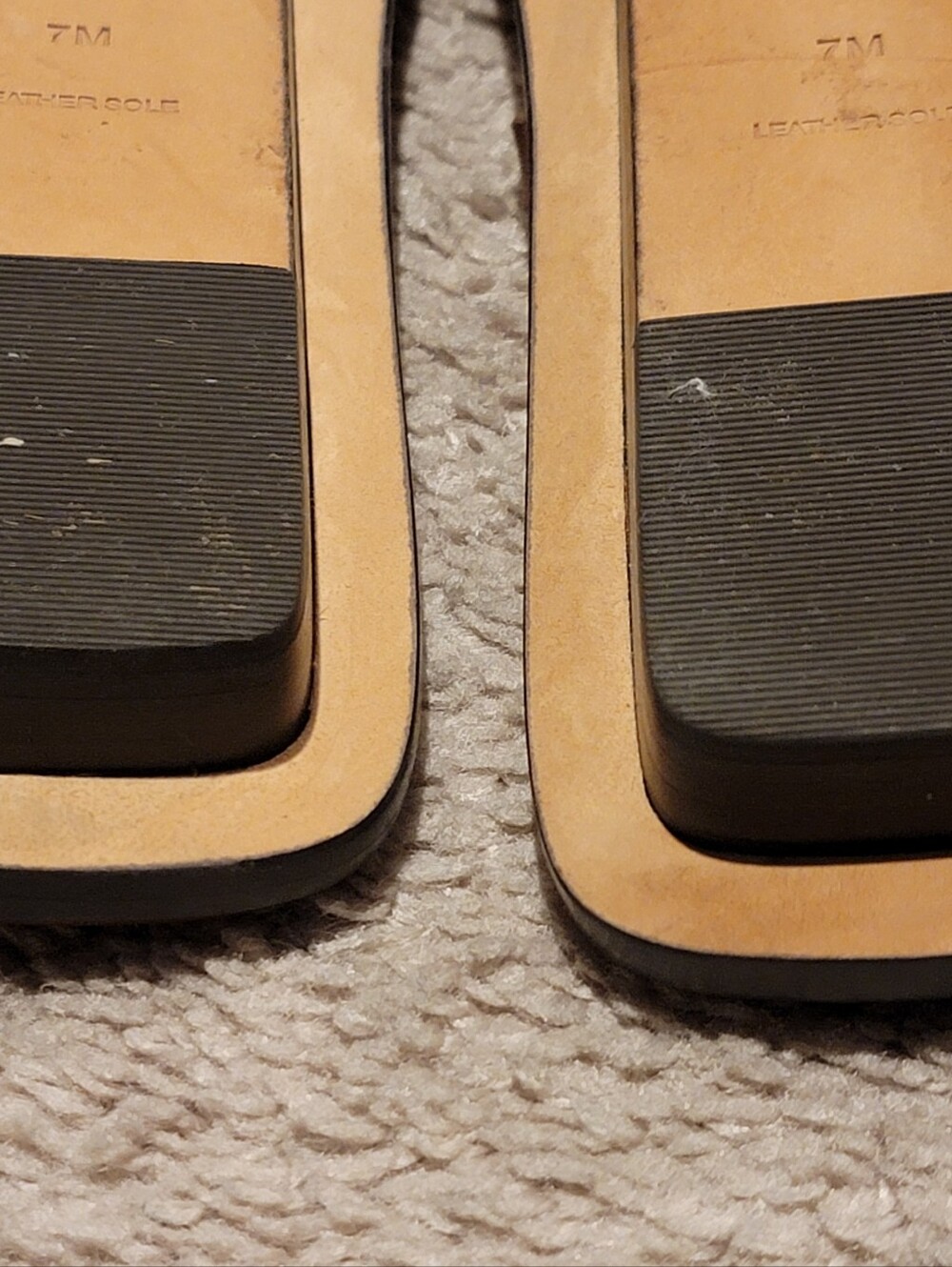 Tory Burch Tiny Miller Thong Sandals Burnt Cuoio Brown Size 7 - Picture 6 of 8